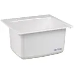 Utiltiy Sink 25 in. W x 22 in. D Self-Rimming Composite Utility Sink - Total