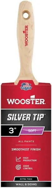 Wooster Brush Company 5223 Silver Tip Wall Paint Brush