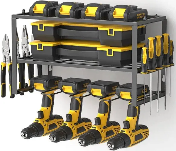 Spacecare Power Tool Organizer- Cordless Power Drill Tool Holder- Heav