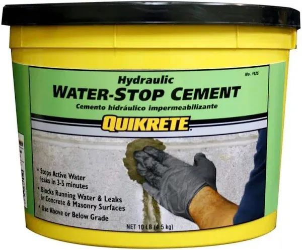 Quikrete 10 lb Hydraulic Water-Stop Cement