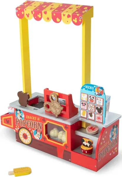 Disney Snacks & Popcorn Wooden Food Counter Ages 3-6 Years