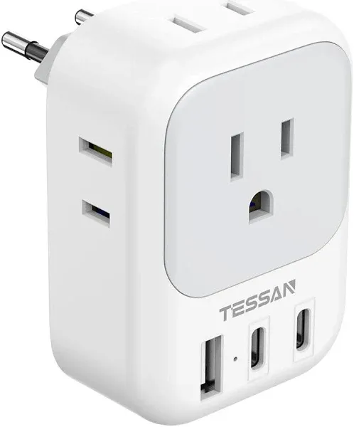 TESSAN Type C Travel Adaptor