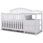 Sorelle Berkley 4-In-1 Convertible Crib And Changer In White