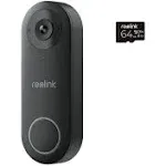 Reolink 5MP Wi-Fi Video Doorbell with Chime - VDW5M