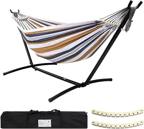 SZHLUX Double Hammock with Stand Included