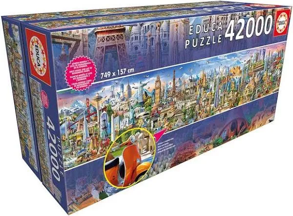 Around the World 42000 Piece Jigsaw Puzzle