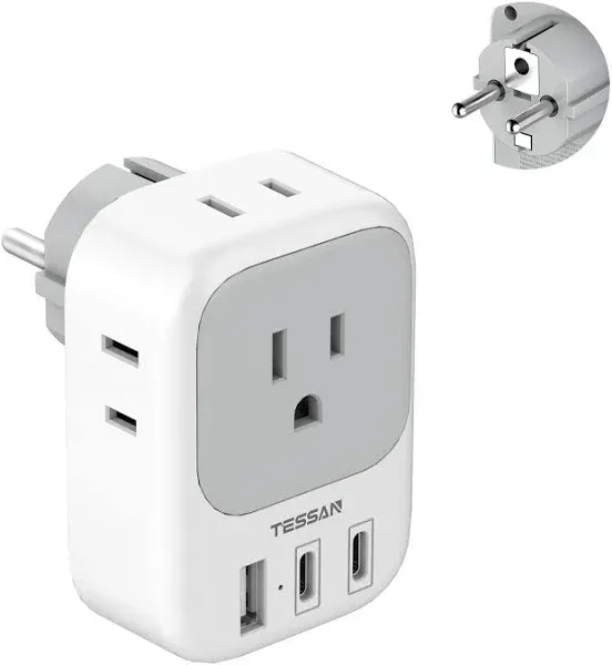 TESSAN Type C Travel Adaptor