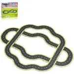 PicassoTiles Magnetic Car Track Set Speedway Themed Set