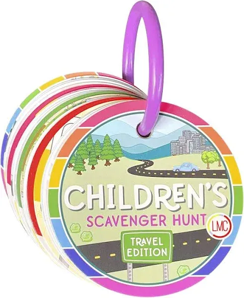 Children&#039;s Scavenger Hunt: Travel Edition | Toddler Car Activities | Road Tri...