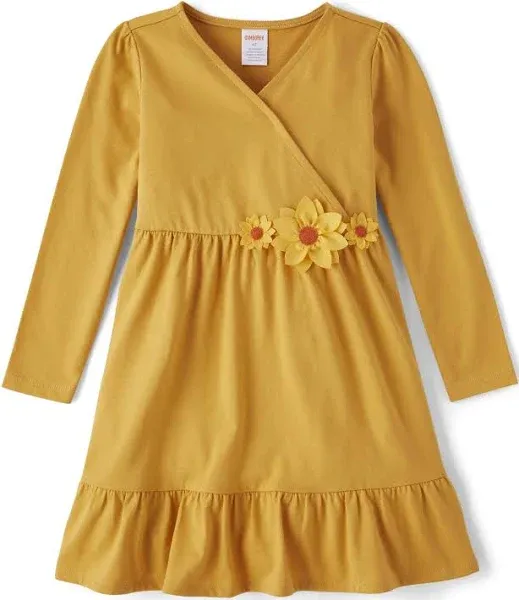 Gymboree Girls and Toddler Long Sleeve Casual Knit Dresses