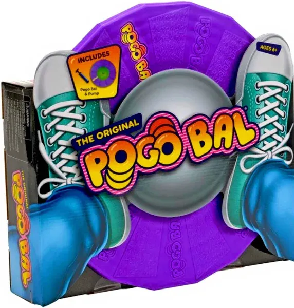 The Original Pogo Bal - Balance Ball Yoga Toy for Medium, Purple/Green 