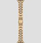 Michael Kors Apple Watch Glitz -tone Stainless Steel Bracelet - Gold