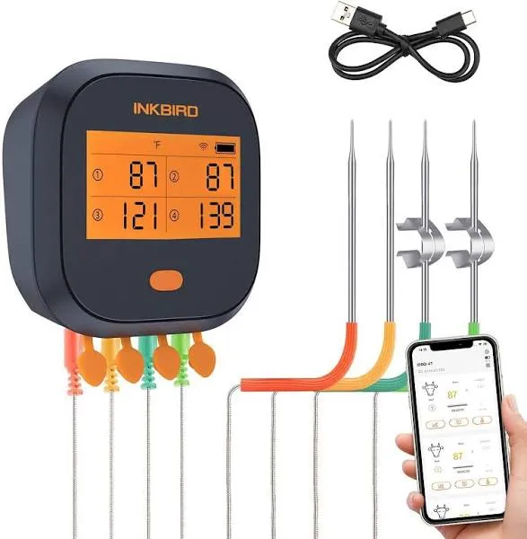 Inkbird WiFi Grill Thermometer IBBQ-4T