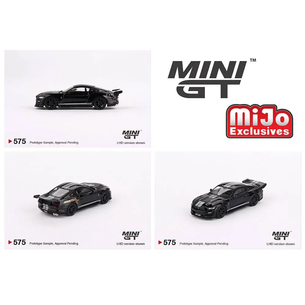 Mini GT 1:64 Scale Shelby GT500 Dragon Snake Concept Black LHD Diecast Model Car