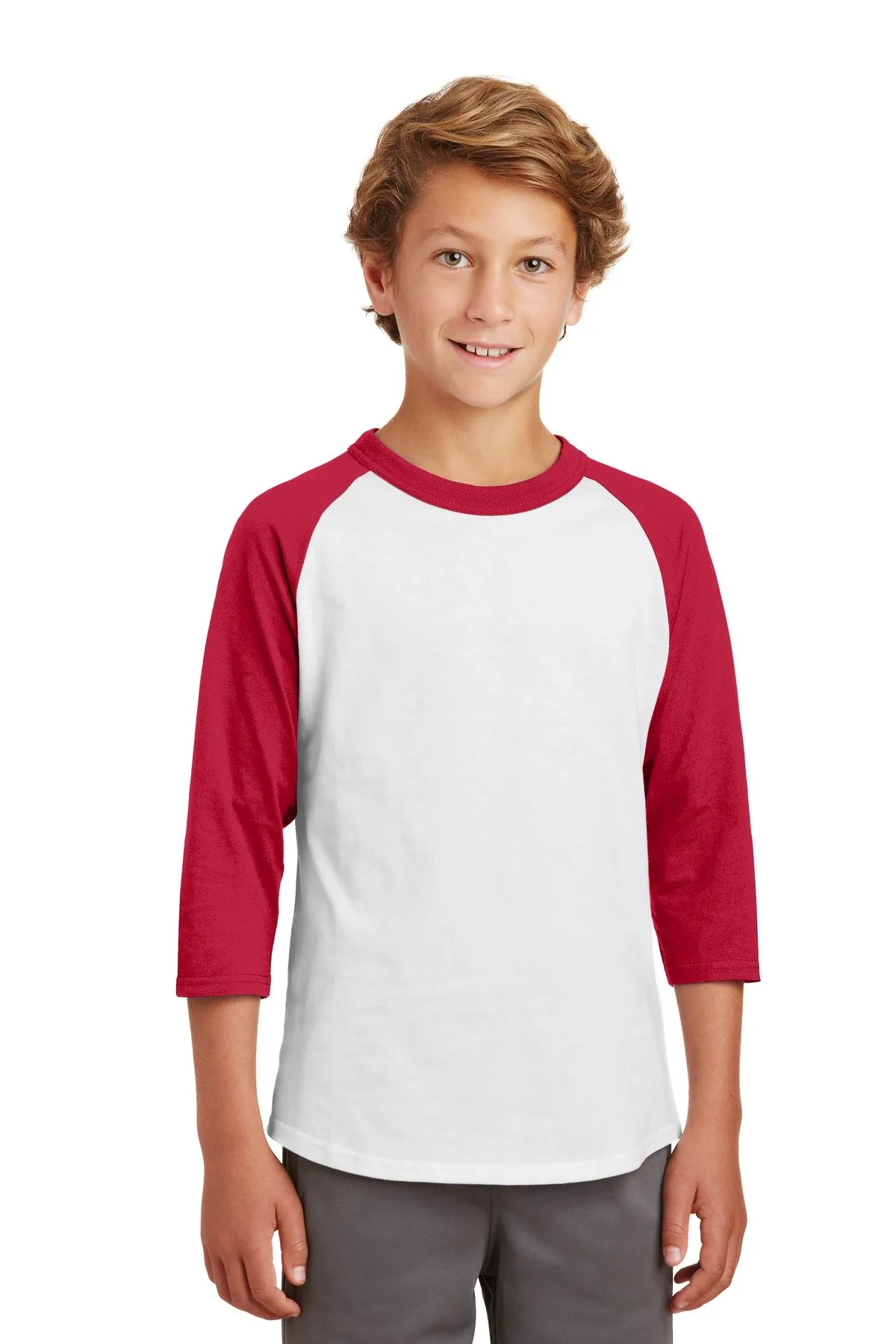 Sport-Tek Youth Colorblock Raglan Jersey