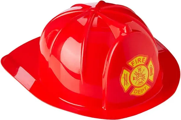 Red Fireman's Helmet - Kids - Dress Up America