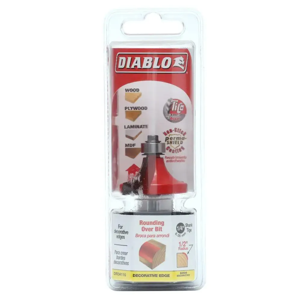 Diablo DR34116 Rounding Over Bit 1/2&#034; New