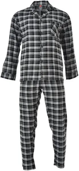 Men's Hanes Flannel Pajama Set Plaid