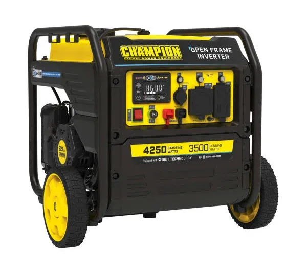 Champion 4250-Watt RV Ready Open Frame Inverter Generator 200954