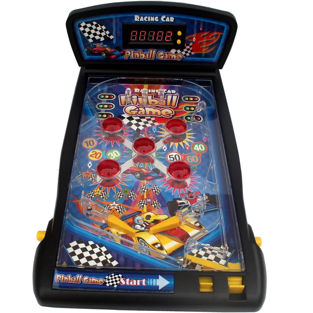 Trisquirrel Pinball Machine Electronic Tabletop Pinball Game 16.5 Inch Table ...