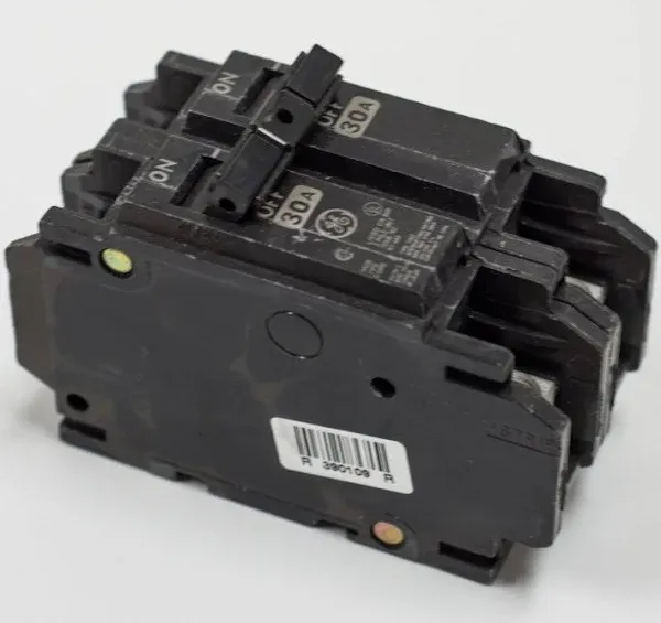 GE Circuit Breaker,30A,120/240V,2P THQC2130WL