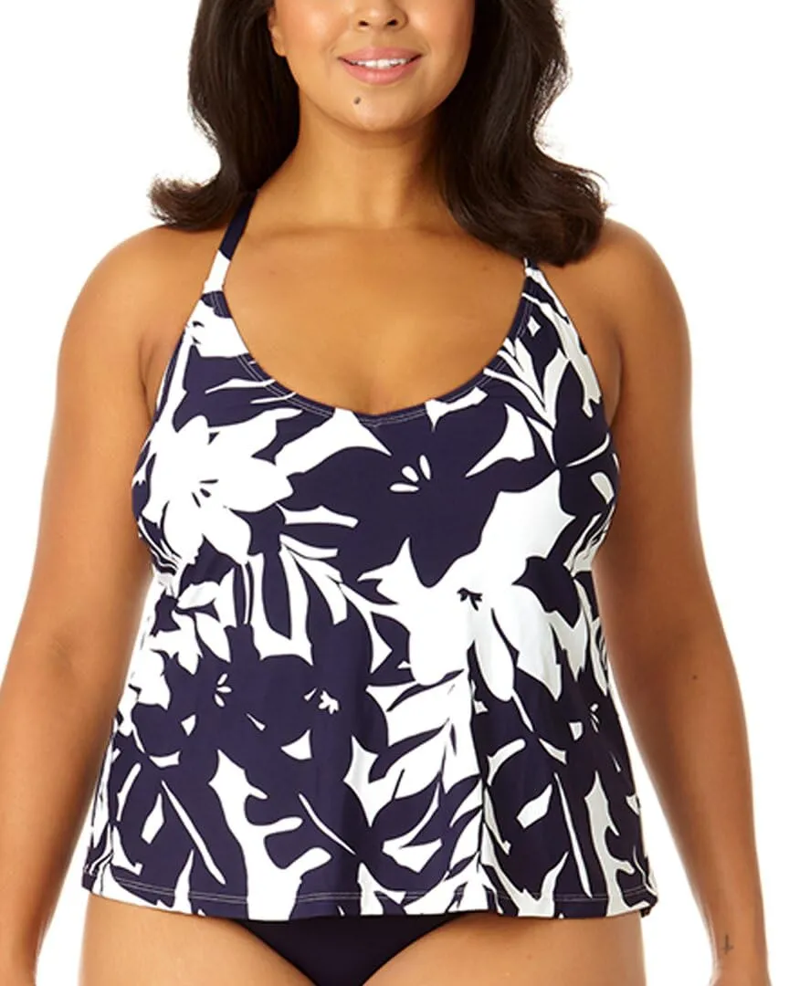 Anne Cole Women's Easy Tri Tankini Swim Top