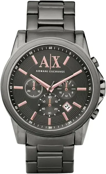 Men's Chronograph Stainless Steel Grey Dial Watch