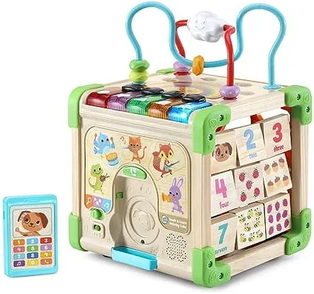 LeapFrog Touch and Learn Wooden Activity Cube 