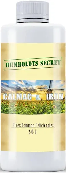 Humboldts Secret Calcium, Magnesium and Iron Supplement – Hydroponic Supplies – Liquid Nutrient Fertilizer – Supports Vegetative and Flowering Stage