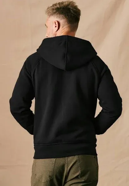 Huckberry Flint and Tinder Men's 10-Year Full Zip Hoodie, American-Made