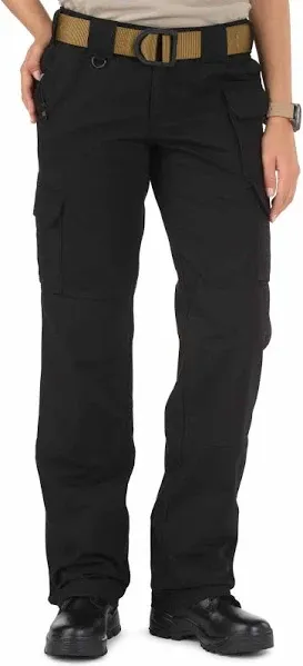 5.11 TACTICAL Relaxed Fit Black Pants NEW Size 18 Long Cargo Pockets