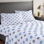 Pegasus Sports Officially Licensed NCAA Small x Queen Sheet Set