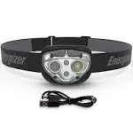 Rechargeable LED Headlamp Pro400, IPX4 Water Resistant, High-Powered Bright L...