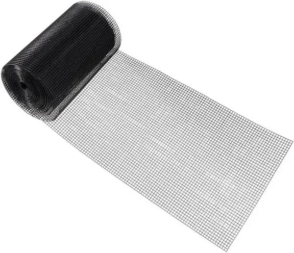 Fencer Wire 16 Gauge Black Vinyl Coated Welded Wire Mesh Size 0.5 inch