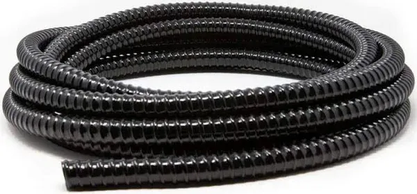 Beckett 7209710 0.75 in. x 20 ft. Corrugated Black Vinyl Tubing &amp; Fitting Po