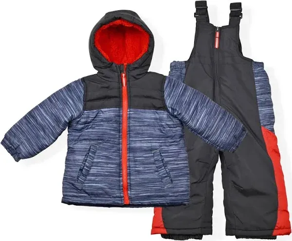 Arctic Quest Boys 2-Piece Zip Up Snowsuit Set