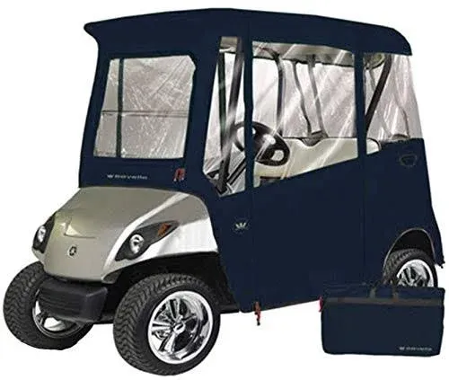 Greenline Golf Cart Enclosure by Eevelle USA | Golf Cart Cover | Waterproof Golf Cart, Club Car Cover | 2 Passenger Golf Cart Cover - 4 Passenger Golf Cart Cover