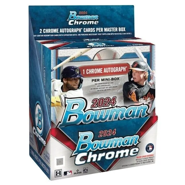 2024 Bowman Chrome Baseball Hobby Master Box