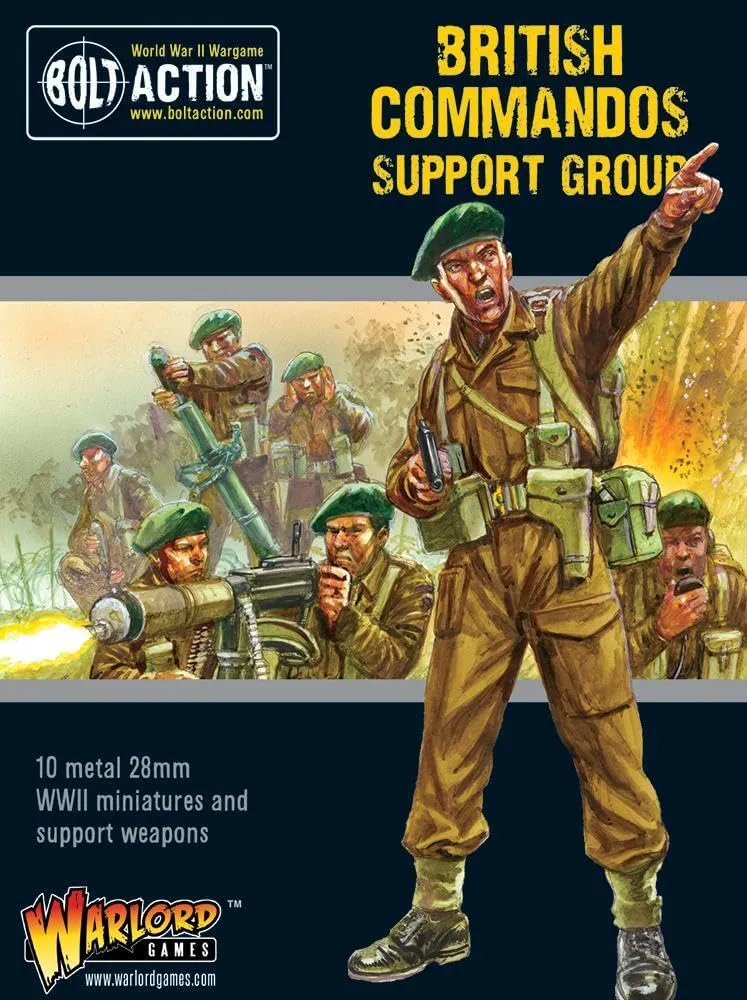 Bolt Action British Commandos Support Group