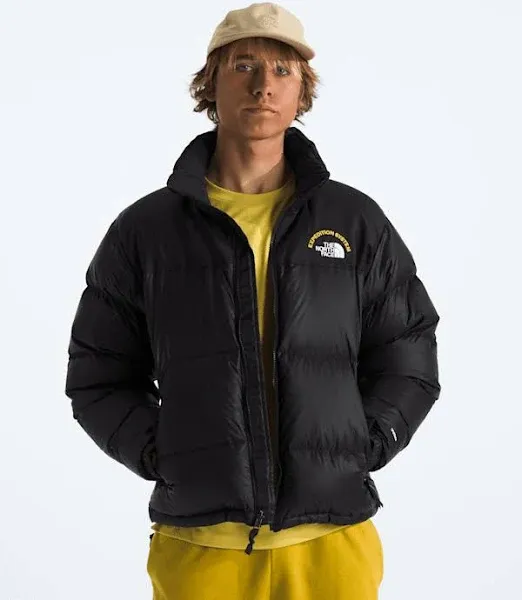 THE NORTH FACE Mens 1996 Retro Nuptse Jacket (US, Alpha, Large, Regular, Regular, Standard, Brilliant coral)