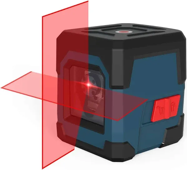 RockSeed Laser Level - Cross Line Laser with Self-Leveling (Red Light)