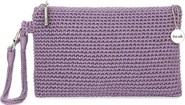 THE SAK BLACK MULTI Vita Hand Crochet Wristlet