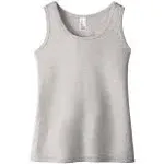 District DT6303YG Girls V.I.T Tank - Light Heather Grey - M