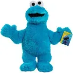 Sesame Street Big Hugs 18-inch Large Plush Cookie Monster Stuffed Animal, Blue, Pretend Play, Kids Toys for Ages 18 Month by Just Play