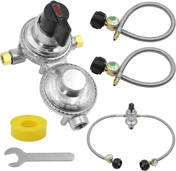 Qcc1 2-Stage Automatic Changeover LP Propane Gas Regulator