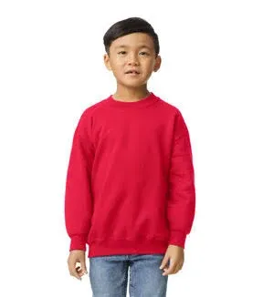 Gildan G180B Youth Heavy Blend Fleece Crewneck Sweatshirt