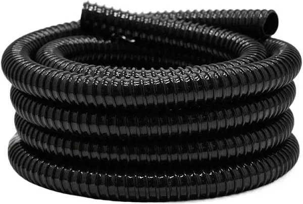 Pamopamo 1 inch Pond Tubing, 1 inch ID Corrugated Water Pipe, 20 Feet Length