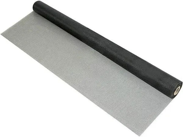 DOCA Window Screen Replacement & Repair Kit - 48" x 118' Fiberglass Mesh Roll for Window Screen, Door, Porch, or Patio - Charcoal Screen for Home