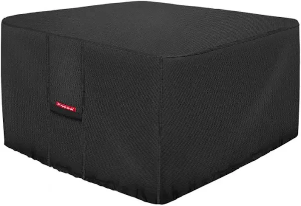  Fire Pit Cover - Waterproof 600D Heavy Duty Square - 36&#034;L x 36&#034;W x 20&#034;H Black