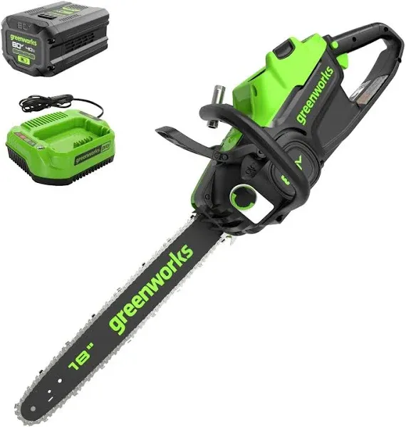 Greenworks 80V 18" Brushless Cordless Chainsaw